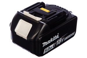 Аккумулятор Makita с индикацией заряда LXT, Li-Ion, 18 В, 5.0 Ач, BL1850B