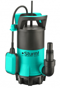 Насос дренажный STURM WP9760PVU 600Вт част. до 30мм, 215 л/мин, напор 7м 3-в-1