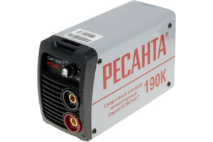 Инвертор РЕСАНТА САИ190К (компакт)  диапазон напр.220V свар.ток 10-190А ф4мм 4,3кг
