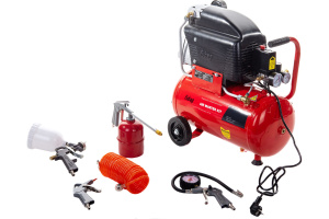 Компрессор FUBAG AIR MASTER KIT+6 1,5кВт, 8бар, 222л/мин, ресив-24л