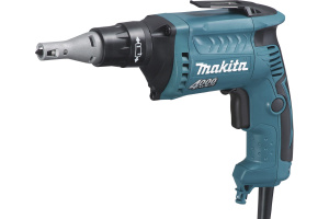 Шуруповерт Makita FS4000JX2 570Вт,0-4000об\м,6-ти гран 1\4",1.3кг,кор,шурупы-6мм,д\гипсокартона-5мм