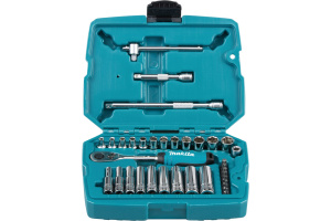 Набор ключей головок 1/4 34 шт Makita B-65567