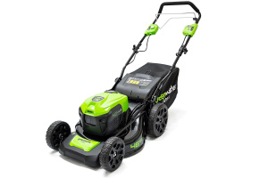 Акк.газонокосилка GREENWORKS 40В GD40LM46SP самох мульч б/щ 800м²  сб-55л ш/в46/25-80 (акк 4А/ч+3/у)
