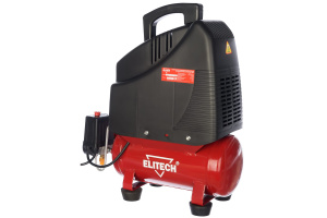 Компрессор ELITECH КПБ 190/6 1.1кВт, 6л,вх.180л/мин,8бар,1.1кВт,11кг