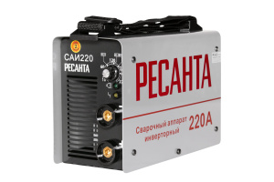 Инвертор РЕСАНТА САИ220 6,6кВт(масх нагрузка) 220V 220А ф5мм
