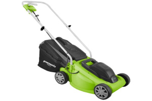 Газонокосилка GREENWORKS (электр) 1200Вт 3500об/м, травосб-40л, шир/выс-32/20-60 12,78 кг 2502207