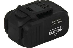 Аккумулятор Elitech 18V 4,0А/ч Li-on ДА 18СЛK. 1820.067700